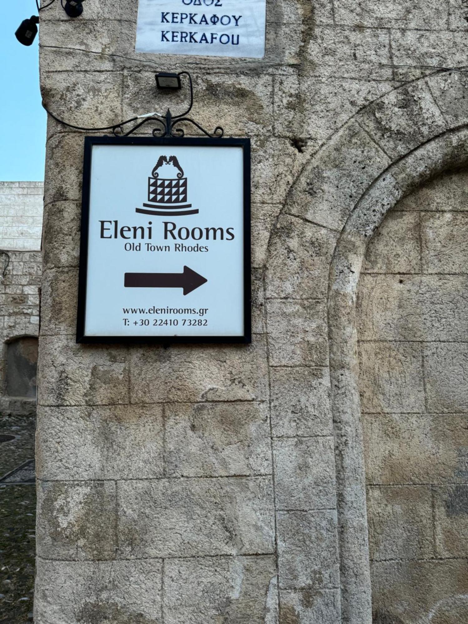 Eleni Rooms Rhodes City エクステリア 写真